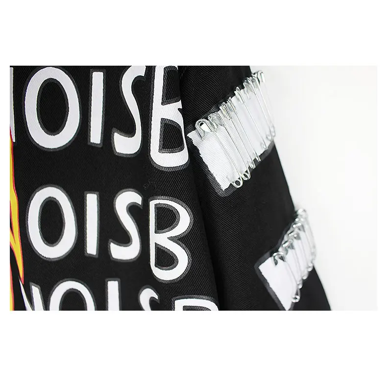 Пламя Печати Письма Граффити Пальто С Капюшоном Хлопка Траншеи Женщина Casaco Весна