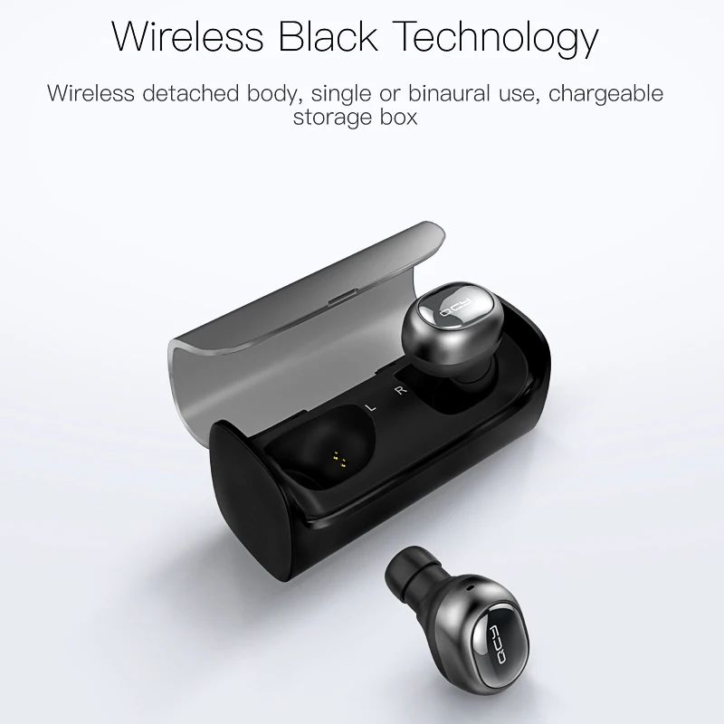 QCY Q29 TWS бизнес bluetooth V4.1 наушники стерео гарнитура беспроводные в ухо геймер с