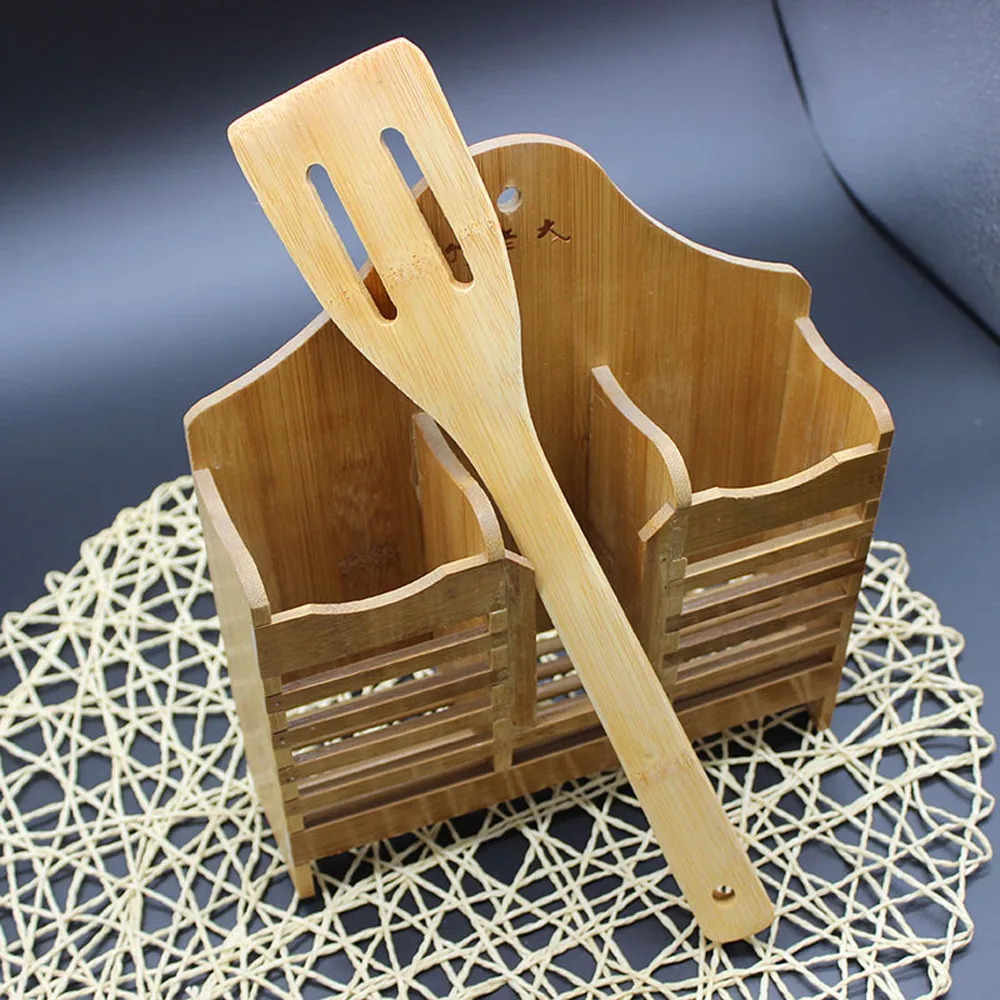 ISHOWTIENDA 30*6,5 см, новинка, набор из 5 предметов для здорового ухода, Бамбуковая посуда, кухонные деревянные инструменты, ложка, лопатка для перемешивания, Vovotrade, новинка