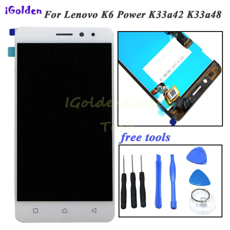 Для Lenovo K6 Power K33a42 k33a48 ЖК дисплей сенсорный экран с сенсорным дигитайзером в сборе