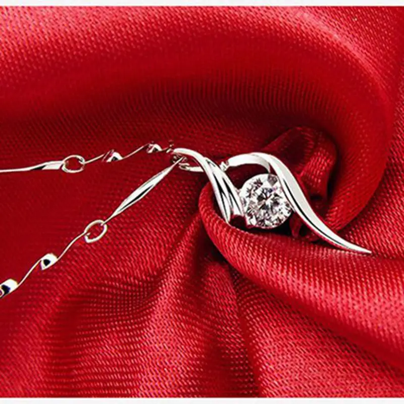 Ожерелье с подвеской из серебра 100% пробы серебро 925 | Украшения и аксессуары