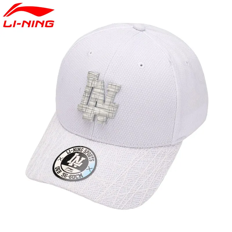 Li-Ning унисекс городские спортивные бейсболки полиэстер подкладка спортивные шапки AMYM082 PMS087