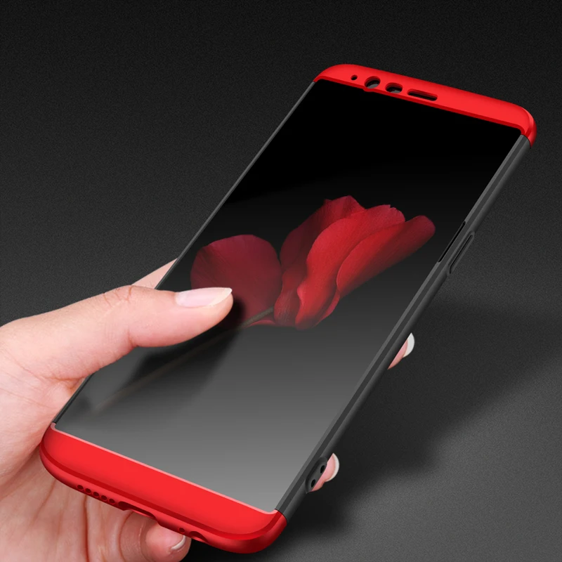 Роскошный чехол OnePlus 5 с полной защитой на 360 градусов Женский от падения для One Plus