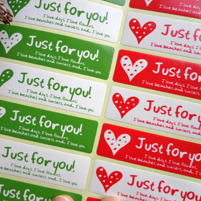 100 шт. наклейки для запечатывания вечерние подарочные пакеты упаковка s DIY