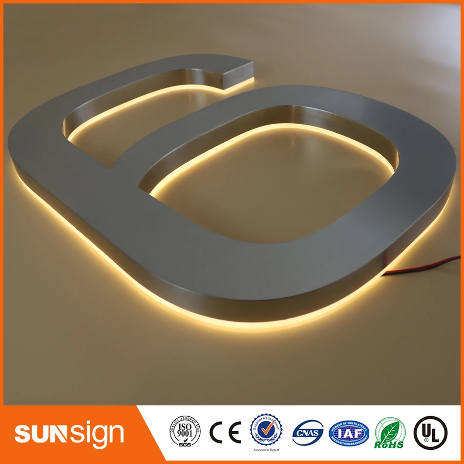 3d светодиодные буквы для онлайн покупок H 35 см наружная вывеска материал сделай