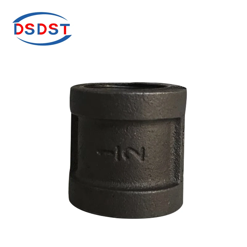 10 Соединенных черных муфт гнезда из ковкого железа Женская резьба фитинги для
