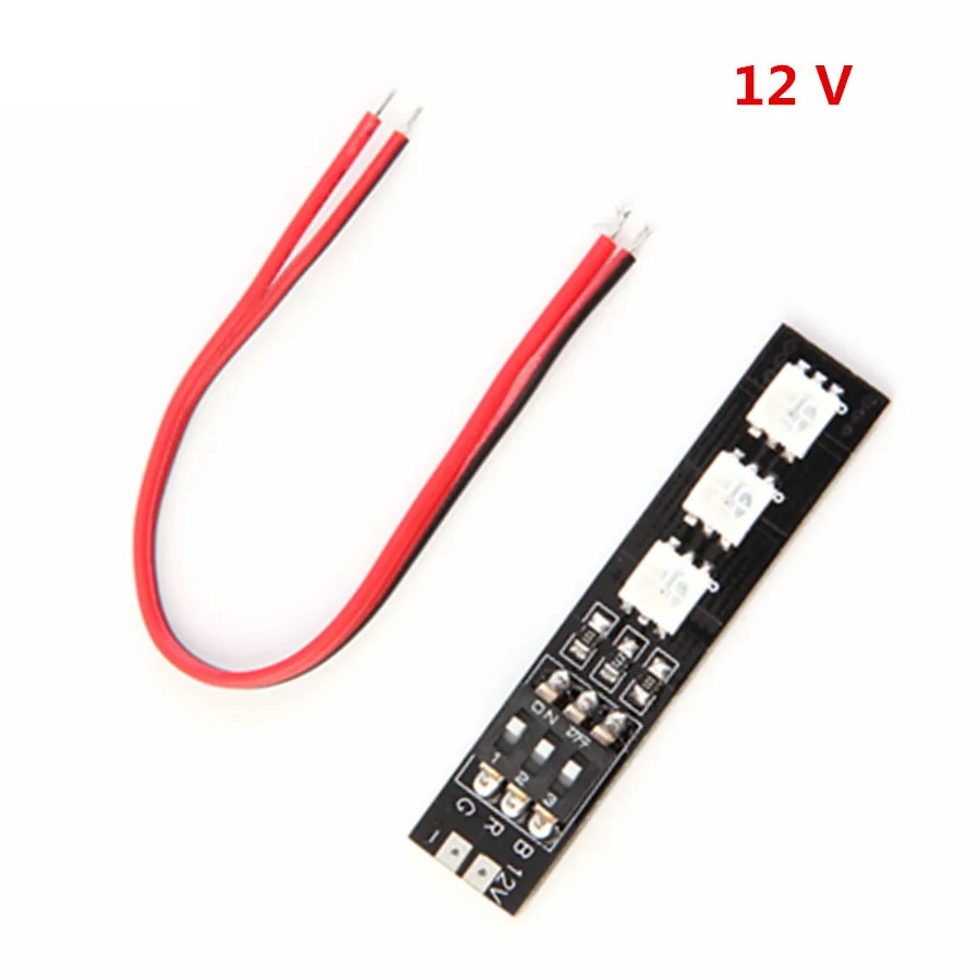 1pcs RGB LED Board 5050 12V 3S 7 COLORS switch for RC Drone FPV Racing FPV RC Quadcopter Multicopter