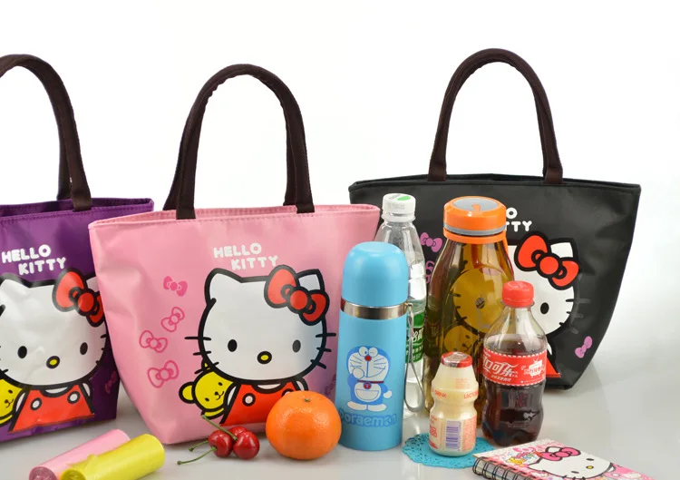 Розовая милая сумка "Hello Kitty" Сумка для ланча