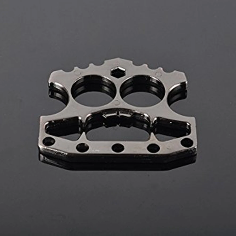 Новая нержавеющая сталь двойной палец Knuckle шестигранный ключ для самозащиты