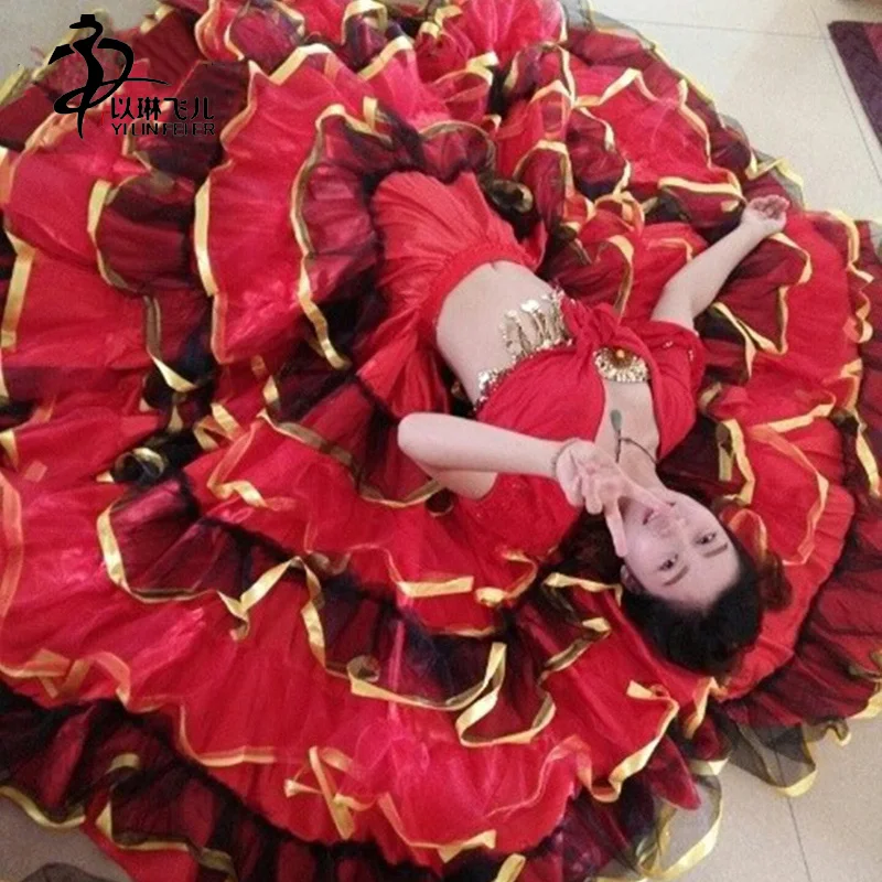 Юбка фламенко испанский сеньорита танцор нарядное платье костюм|skirt set|skirt plainskirt