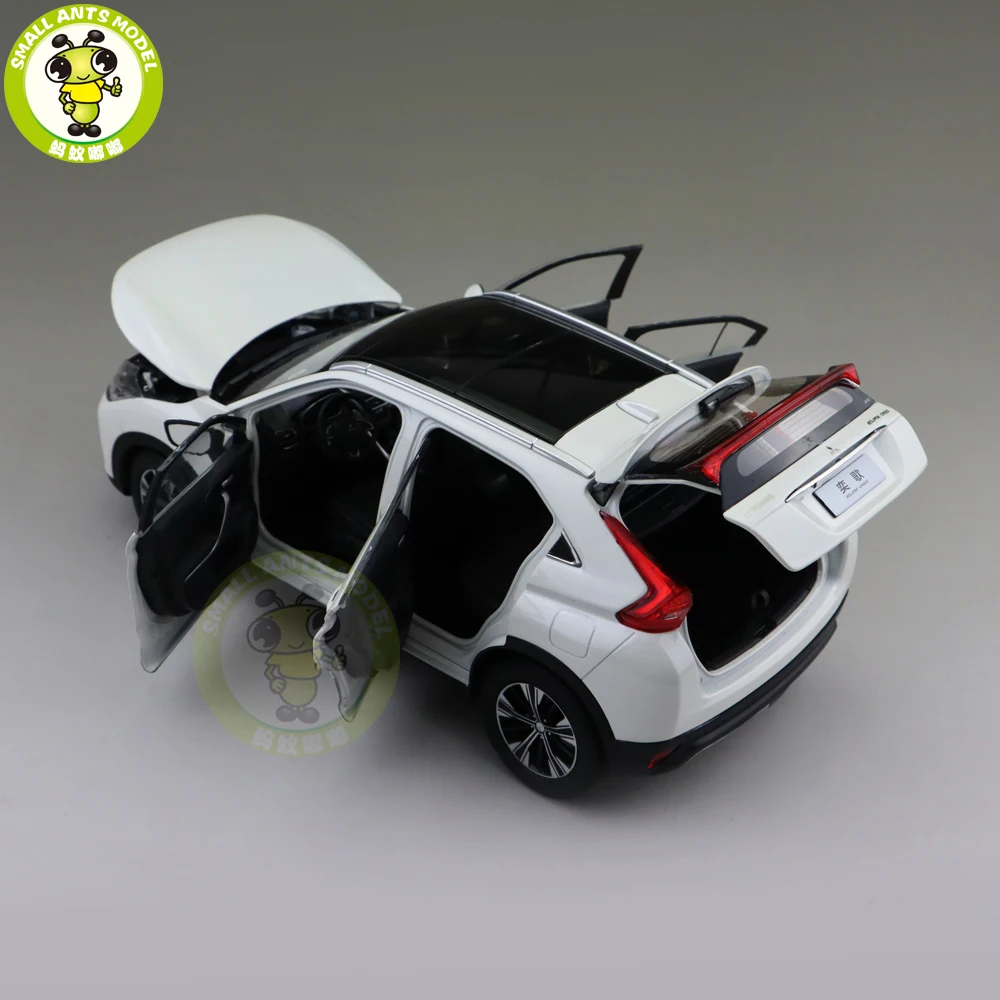 1/18 Mitsubishi ECLIPSE CROSS SUV литая модель металлический Автомобиль SUV модель игрушки для детей подарок для мальчиков и девочек Коллекция белый