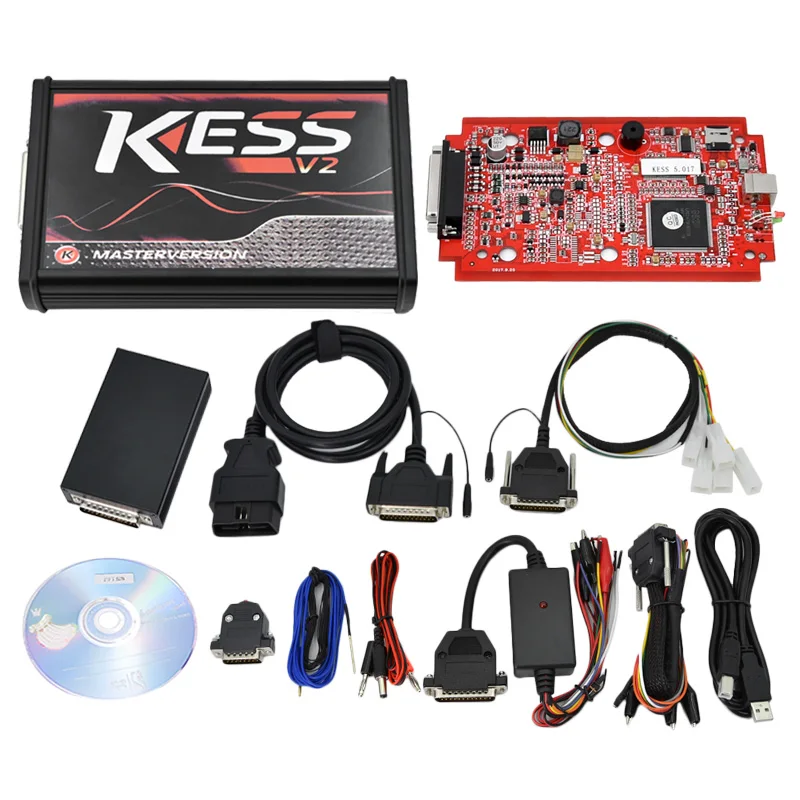 Красная печатная плата Kess V2 V5.017 SW V2.47 онлайн-версия Plus Ktag 7 020 V2.25 красная