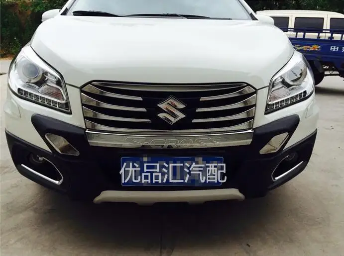 Высококачественная пластиковая защита переднего бампера для Suzuki S-Cross SX4 2014 + |