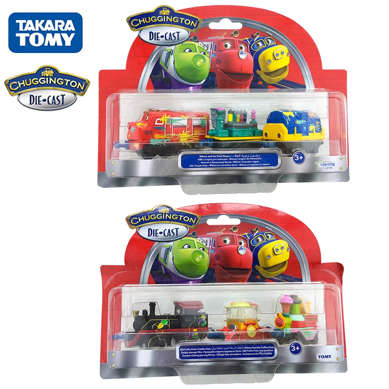 Takara Tomy Chuggington металлические литые игрушки поезда