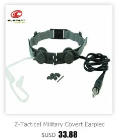 Z-тактический Военная Униформа airsoft армии микрофон гарнитуры аксессуар Охота кемпинг для COMTAC II Шум гарнитуры снижения