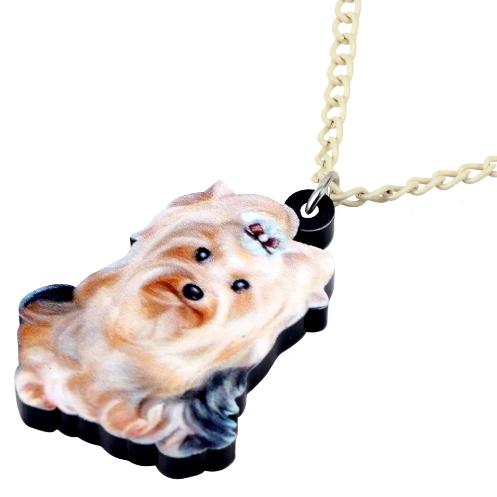 WEVENI акриловая подвеска для ожерелий и собак ожерелье бижутерия женщин девочек