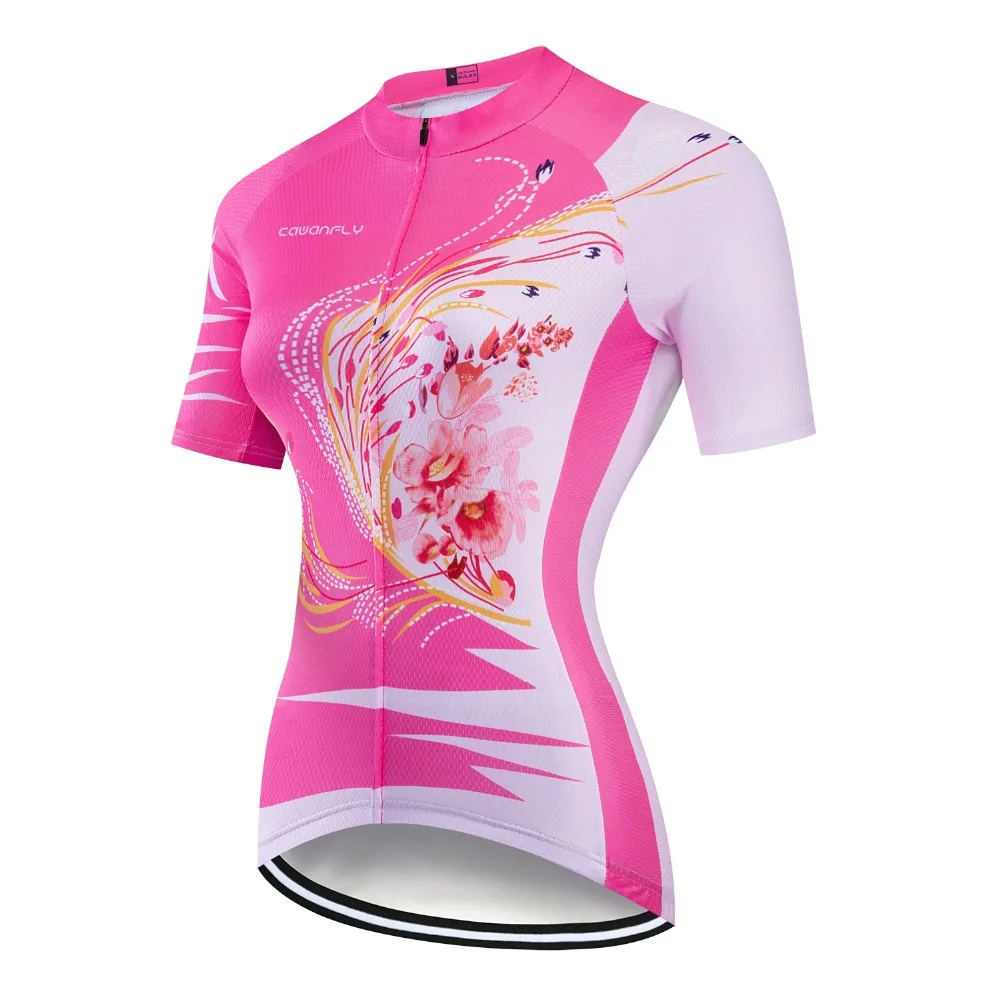 Короткий рукав для женщин Велоспорт Джерси велосипедная одежда комплект Одежда