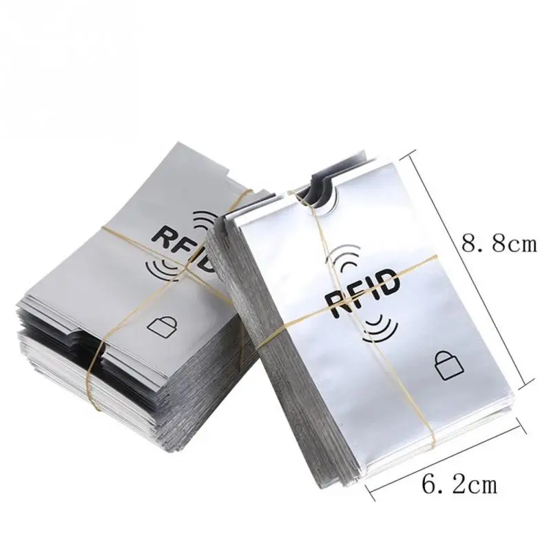 10 шт. удобный чехол для карт ультратонкий RFID Pro защитный держатель Прочный