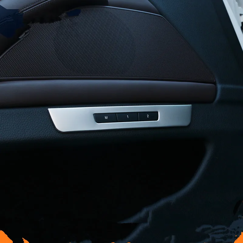 

304 Stainless Steel Seat Button Decorated Protective Frame For BMW 5 Series 520Li /525Li /530 Li Z2EA618