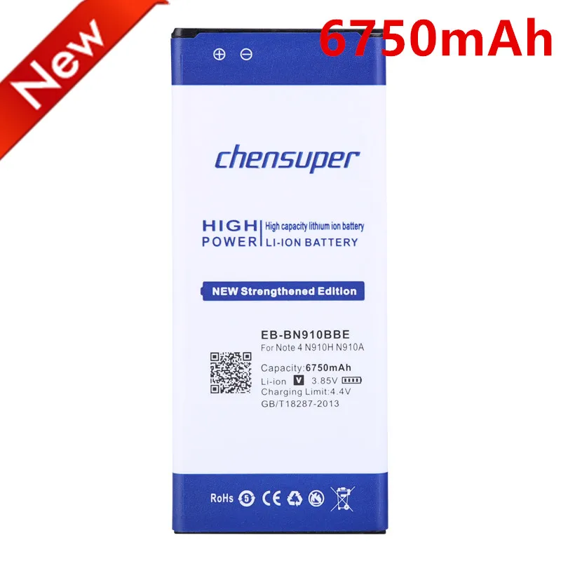 6750 мАч EB BN910BBE BN910BBK батарея для Samsung Galaxy Note4 N910H N910A N910C N910U N910F N910FQ SCL24 SC 01G N910V|battery