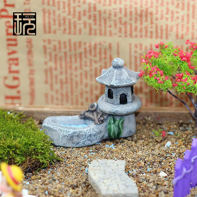 Антикварная имитация смолы украшение для сказочного сада миниатюрные DIY