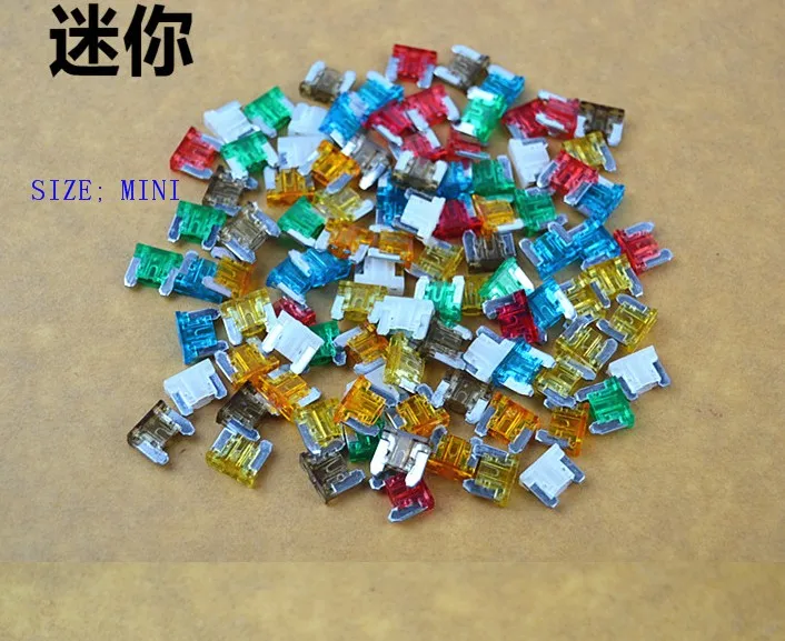 100 шт. предохранители в ассортименте набор предохранителей для автомобиля