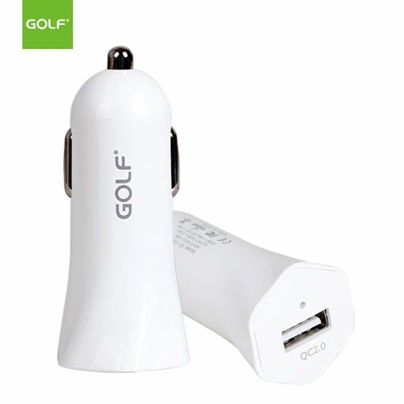 Быстрая зарядка GOLF автомобильное зарядное устройство USB для iPhone X iPad Samsung Huawei Xiaomi