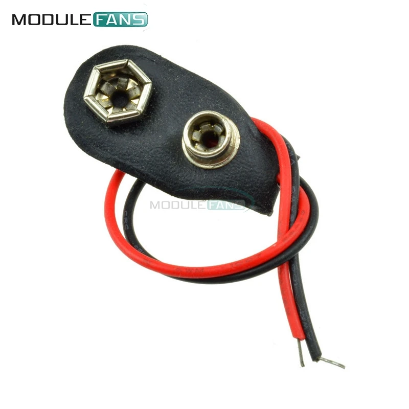 20 шт. защелкивающийся держатель батареи 9 в зажим контроллер жесткий корпус 10 см