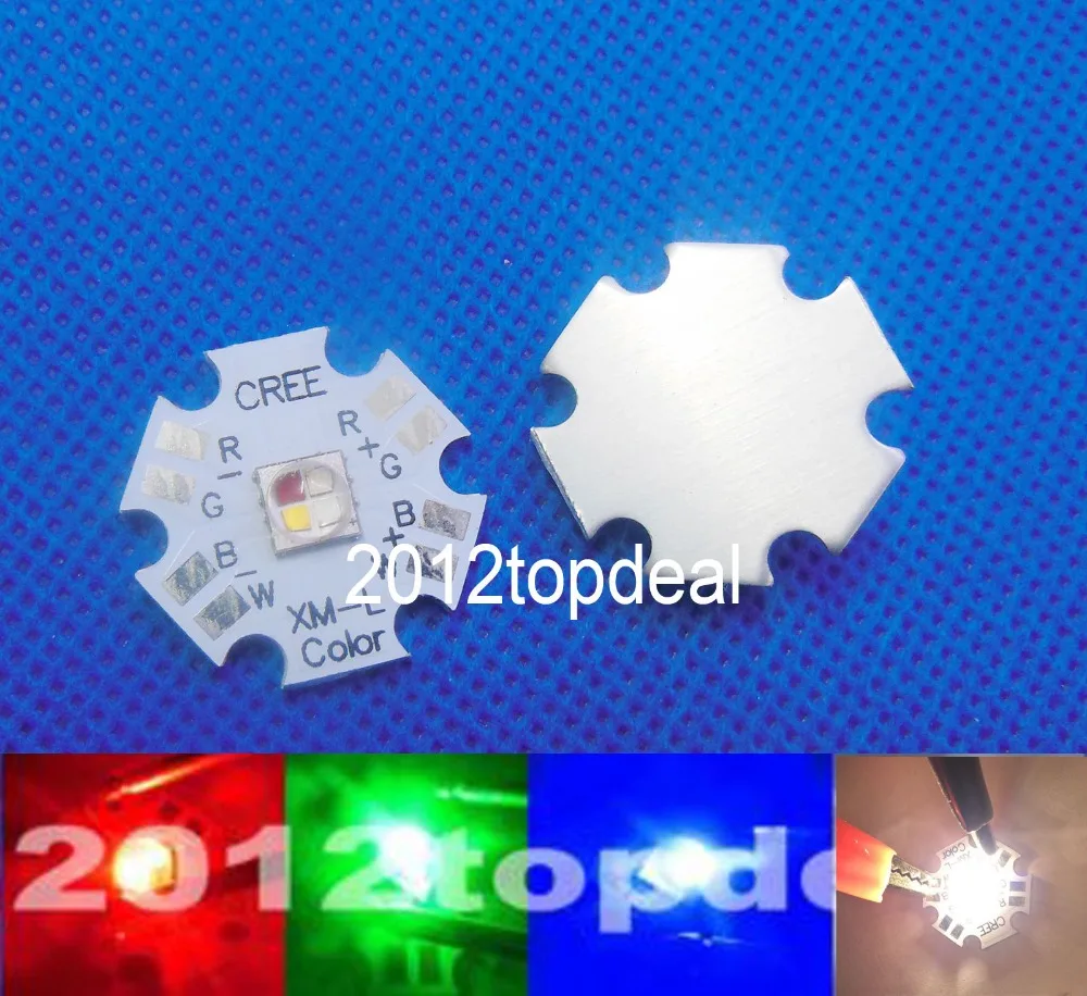10 Вт Cree XLamp XM L RGBWW RGB светодиодный эмиттер теплого белого цвета 4 Chip 20 мм Star PCB