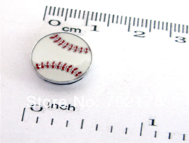 Новые горячие продажи! 50 шт в наборе подвеска слайдер 8 мм бейсбольная форма fit'
