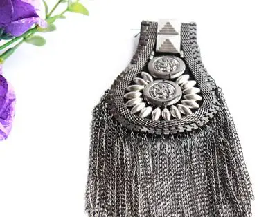 FanZhuan Новинка Мужской Женский корейский костюм одежда юбка аксессуары-кисточки преувеличенное украшение для плеч - Цвет: 1 piece not a pairE