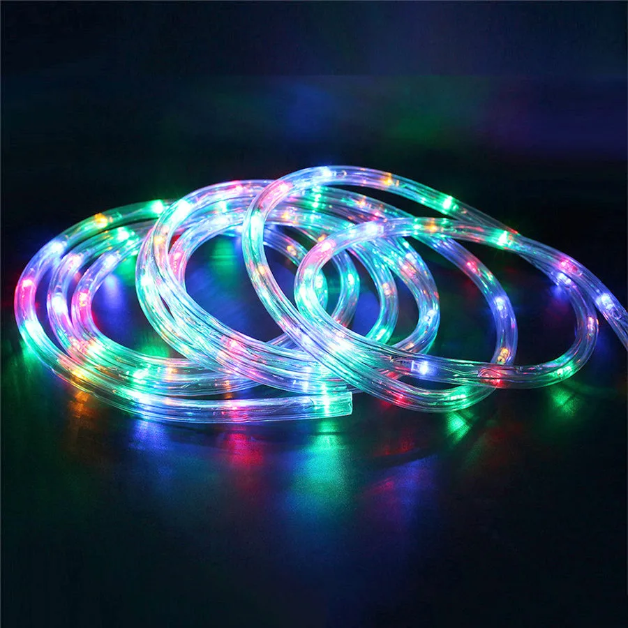 ZINUO 10 м 100Led наружный струнный светильник, солнечный Сказочный светильник, солнечные Рождественские гирлянды, медный канат, трубчатый светильник, забор, пейзаж