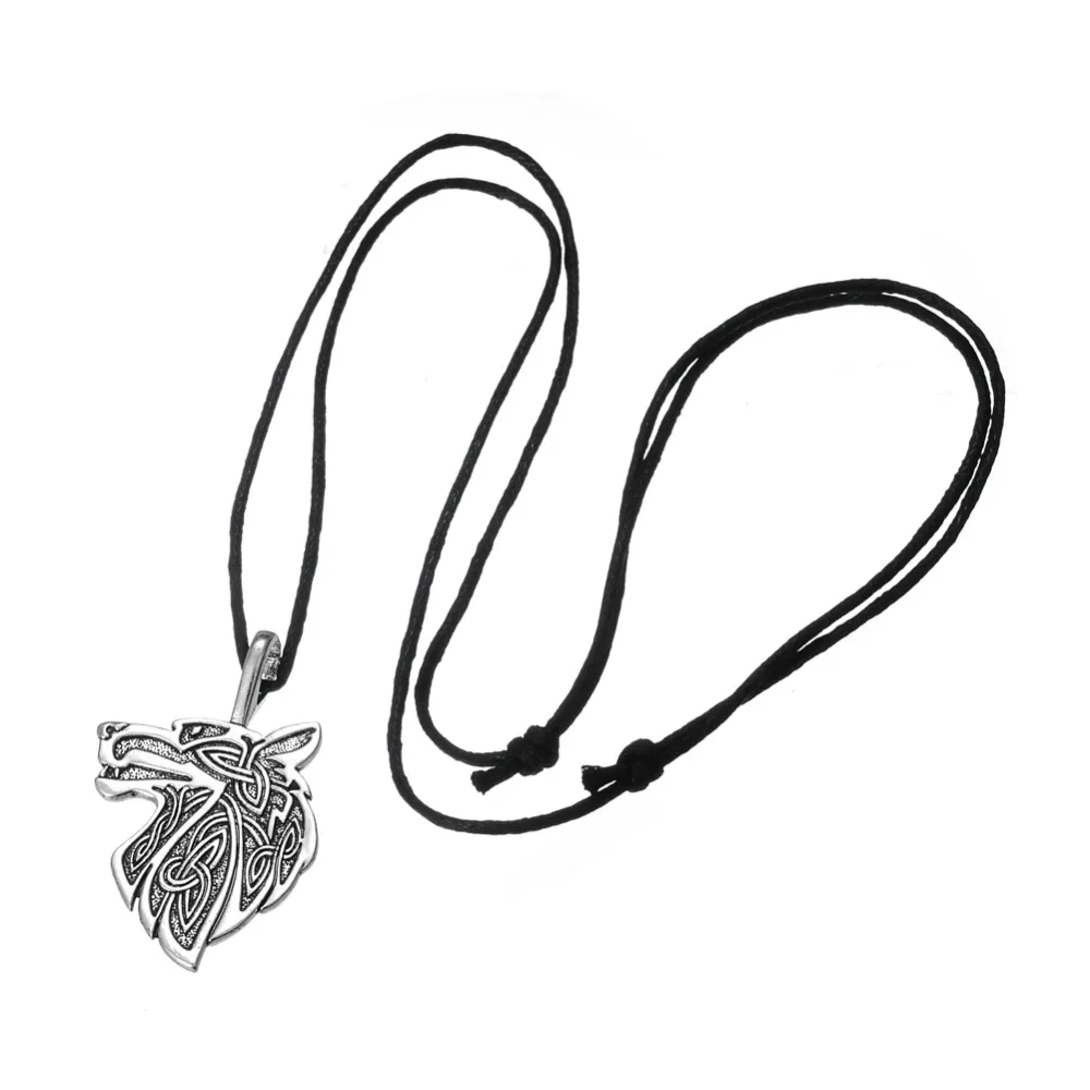 Колье с кулоном в стиле викингов колье лисой тренером животным волком