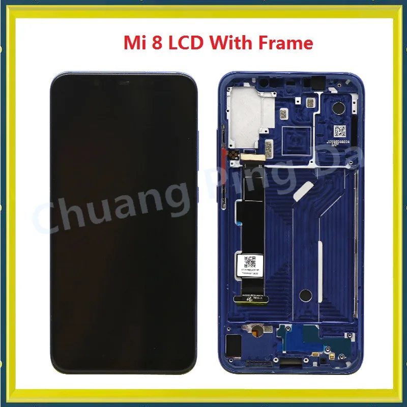 Супер Amoled ЖК-экран для xiaomi mi 8 Explorer ЖК-дисплей дигитайзер сенсорный экран с рамкой xiaomi 8 ЖК xiaomi mi 8 se ЖК