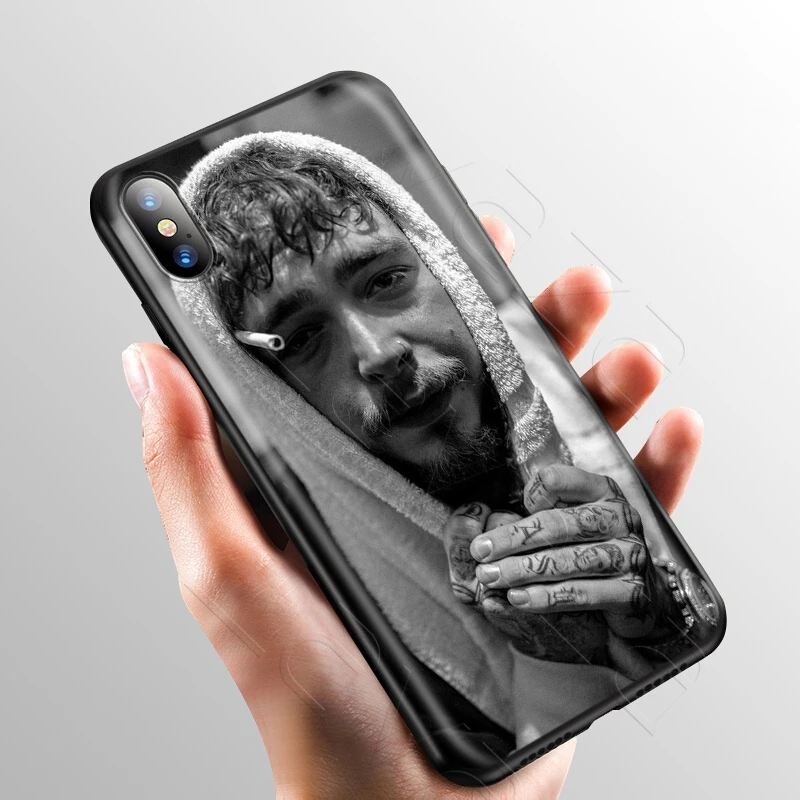 Чехол Lavaza Post Malone для iPhone 11 Pro XS Max XR X 8 7 6 6S Plus 5 5S se