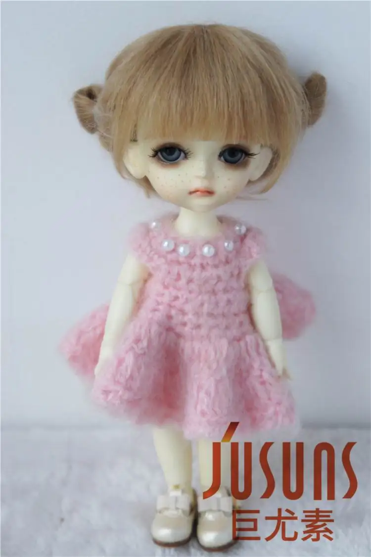 JD415 1/8 1/6 1/4 милые два пони BJD mahair парики Размер 5 6 дюймов 7 8 кукла модные аксессуары