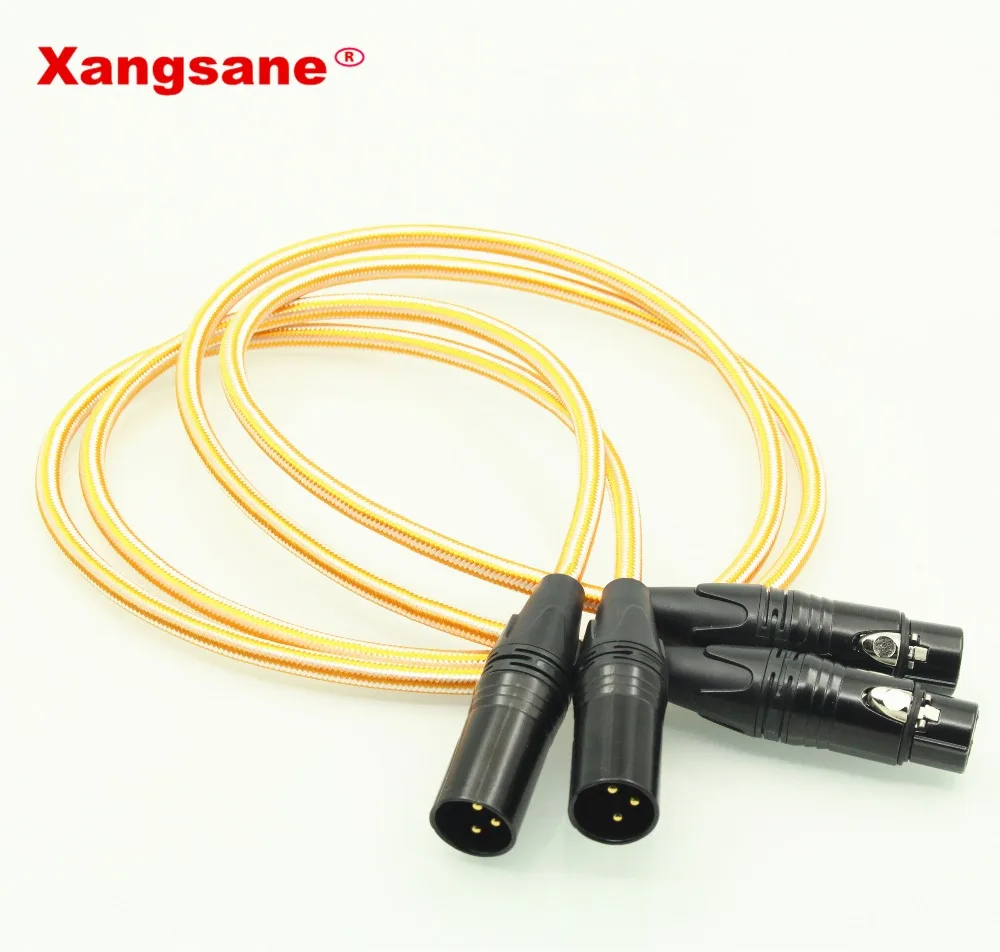 Xangsane посеребренный провод HIFI аудио сигнальная линия XLR-XLR соединительные