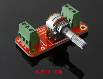 Плата управления громкостью потенциометра монтажная плата ALPS16 ALPS27 предмоторный потенциометр - Цвет: ALPS16 100k