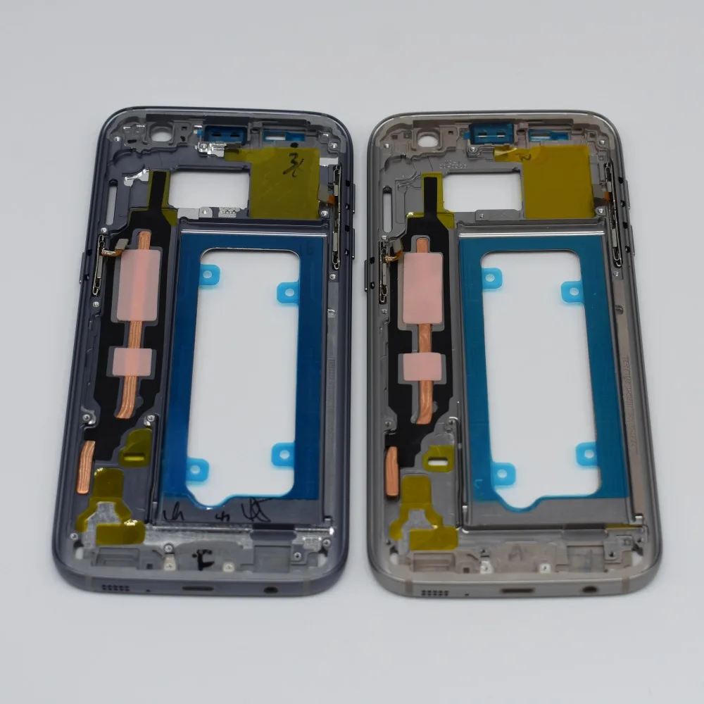 Оригинальная средняя рамка для Samsung Galaxy S7 G930 G930F Рамка Металлическая Корпус с
