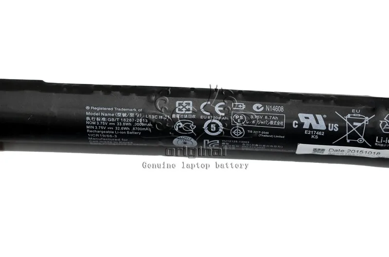 Новый аккумулятор JIGU 3 75 в 9000 мАч L13D3E31 для ноутбука LENOVO YOGA 10 B8000 B8080 Series Tablet L13C3E31