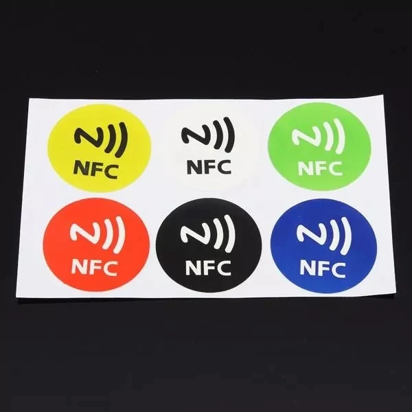 6 шт. Водонепроницаемый NFC метки NTAG213 чип RFID клейкая этикетка наклейка для поддержки Android NFC телефон
