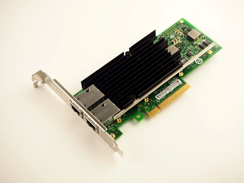 X540 T2 10G двойной RJ45 порт PCI E Ethernet сетевой адаптер для чипсета Бесплатная