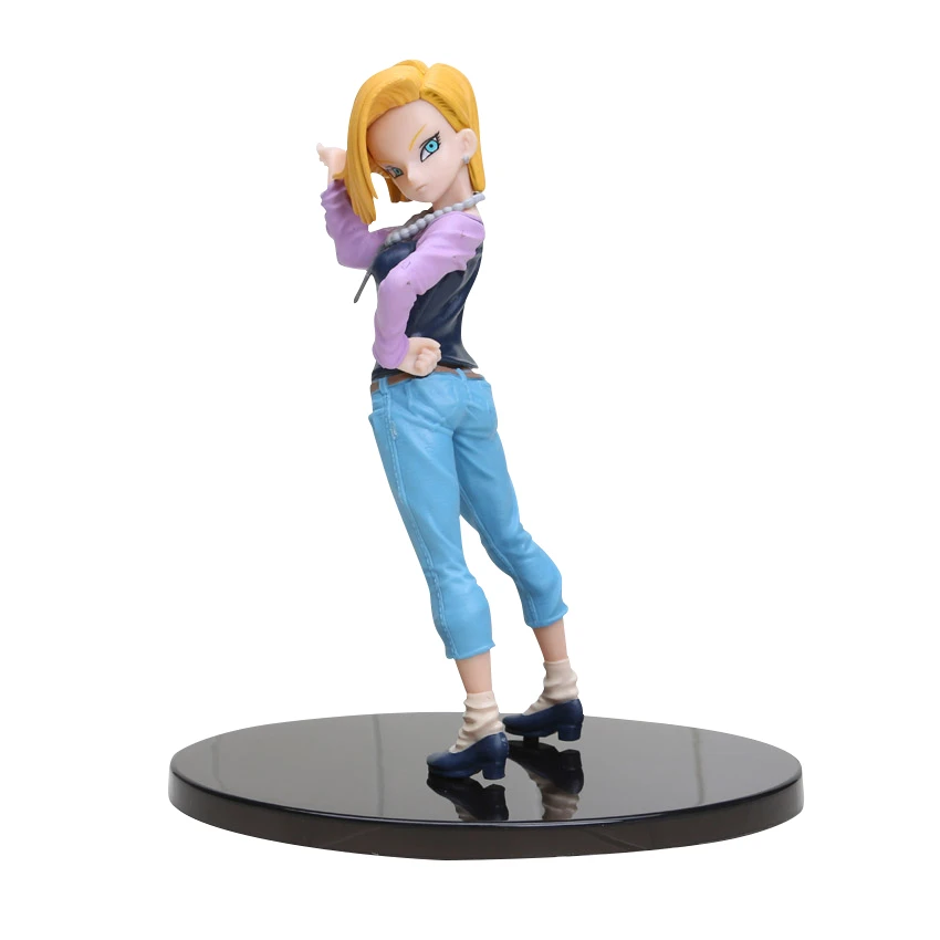 stand Lazuli opp Фигурка Dragon Ball Girls Gals NO 18 Lazuli Bulma Ranchi ПВХ Фигурки Dragon Ball Z Коллекционная модель куклы игрушки - Цвет: stand Lazuli opp