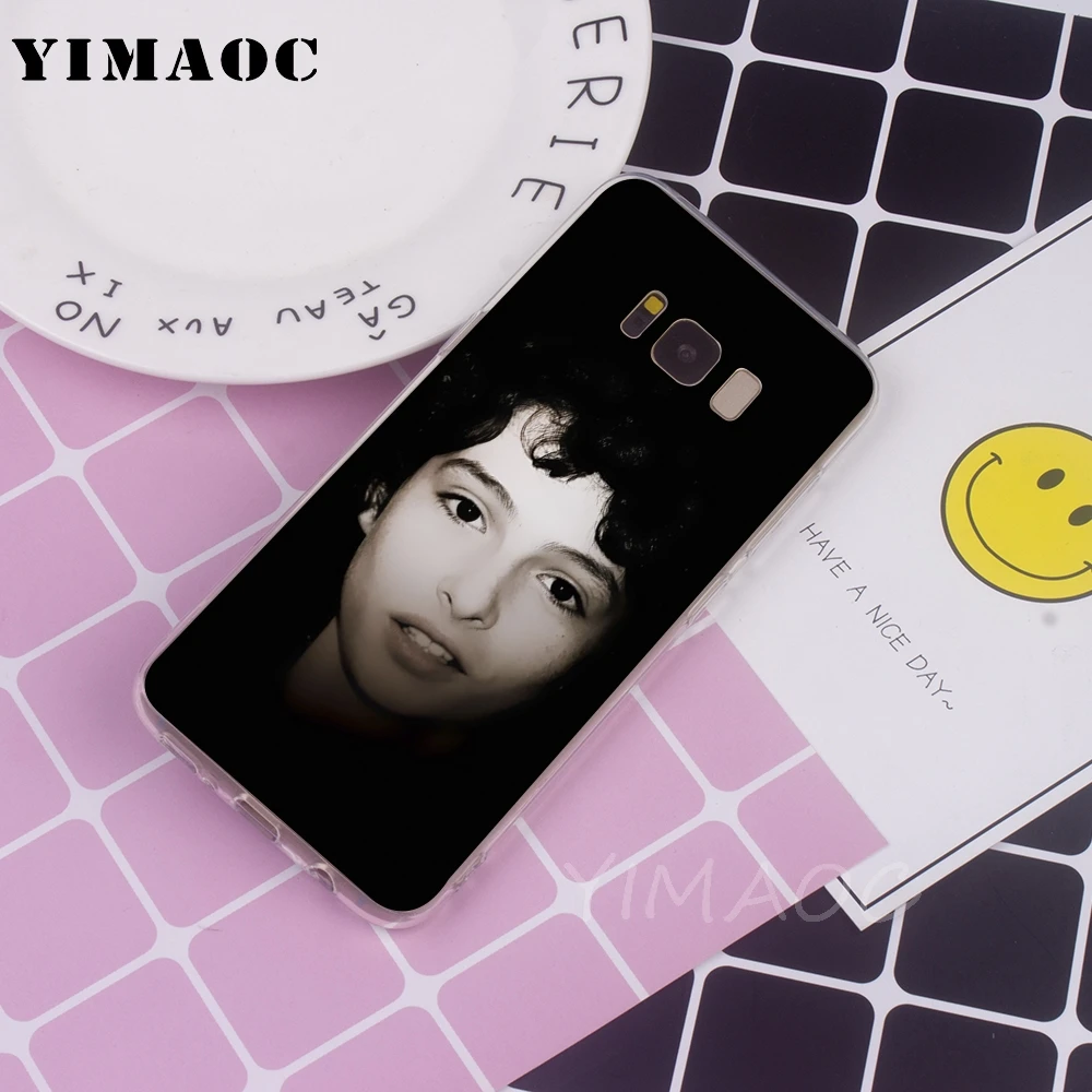 YIMAOC Finn Wolfhard Millie Bobby Brown Soft Case for Galaxy j3 j5 j6 j7 A5 2017 A6 A9 2018 Note 8 9 S7 edge S8 S9 S10 Plus S10e |