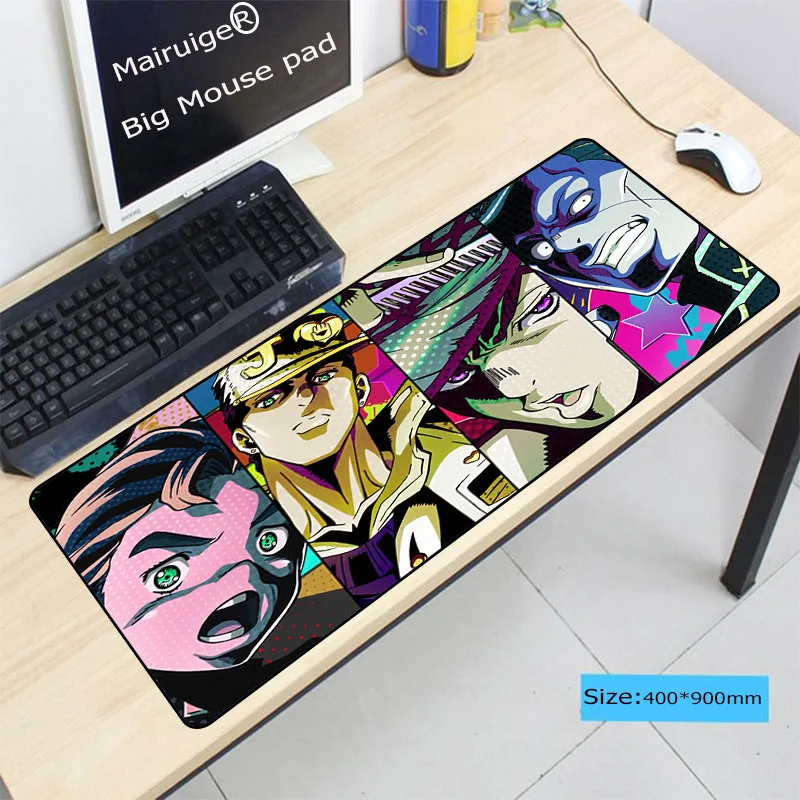 Резиновая мышь Mairuige Jojos Adventure прочная настольная мультяшная аниме большой коврик