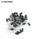 10 мкФ 25 в 10 МФ 105C 4x7 мм алюминиевый электролитический конденсатор 25 в 10 мкФ радиальный вывод 100 шт.