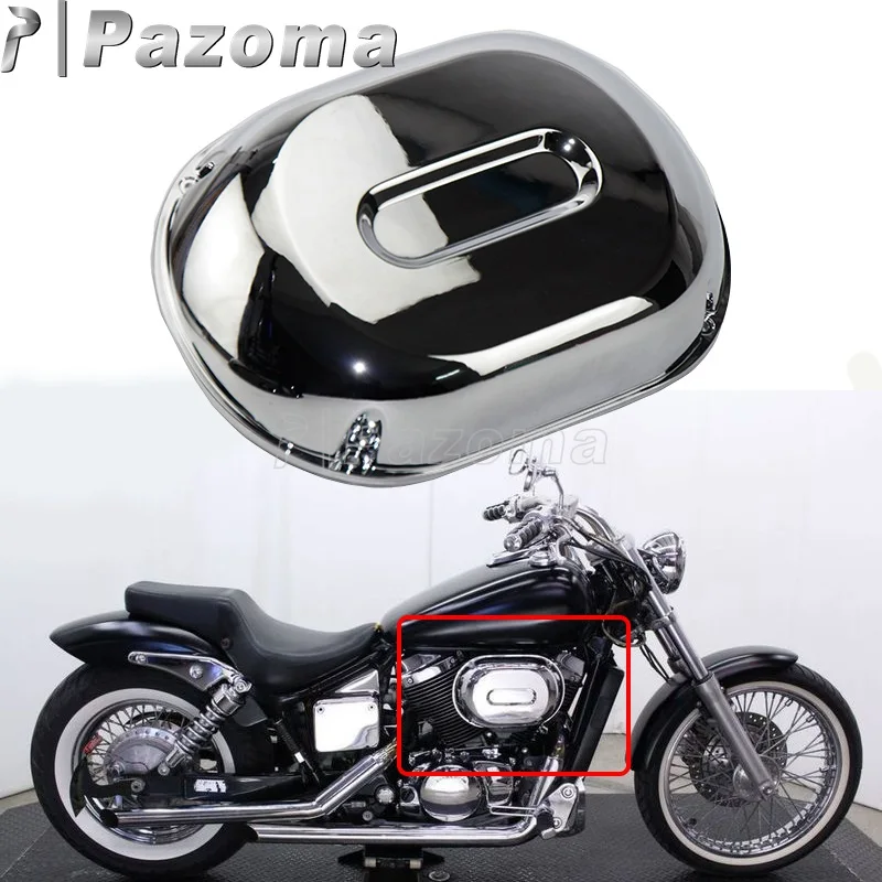

New Motorcycle Chrome/Black Intake Air Cleaner Cover For Honda VT 750DC SHADOW SPIRIT 2001-2007 ABS Plastic Air Filter Guard