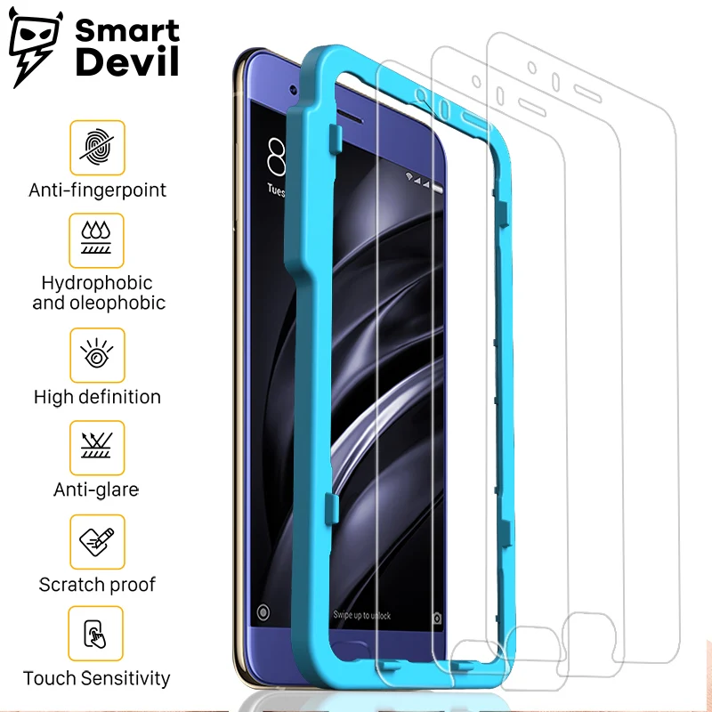 Прочная защитная пленка SmartDevil 9H 0 33 мм для мобильного телефона xiaomi 6 закаленное