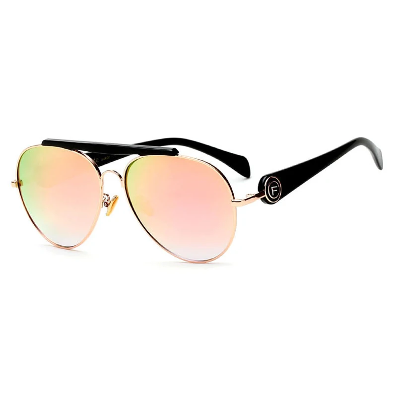 Авиации Солнцезащитные Очки Женщины Vintage Розовое Золото Зеркало Марка Дизайн Прохладный Мужчин Вождения Gafas