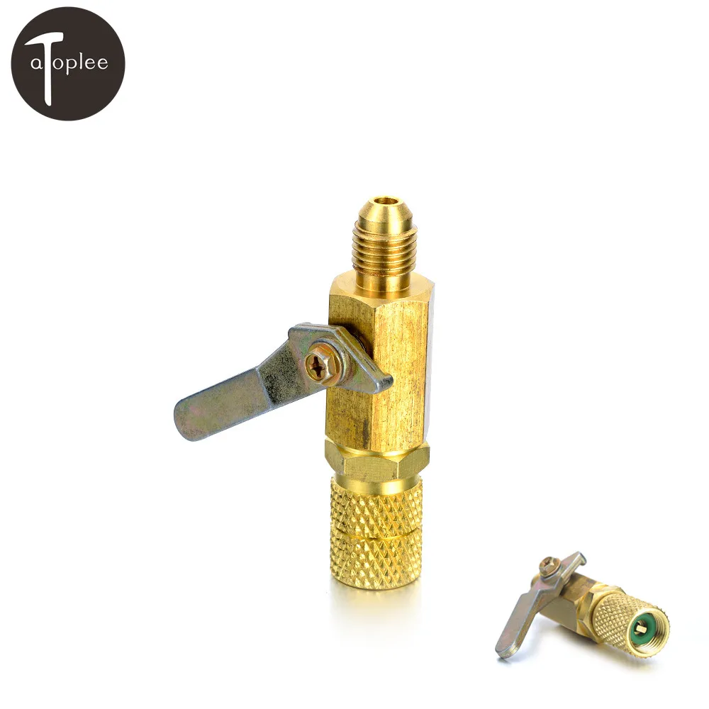 R410A Холодильный шаровой кран адаптер и фтористая медь 1/4 &quotдо 5/16&quot SAE кондиционер